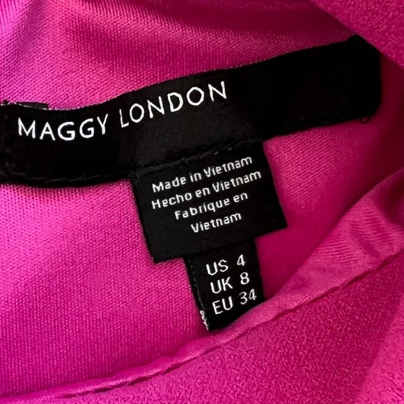 Elegant Purple Midi Dress - Picture 6 of 10